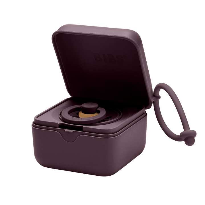 Bibs - Pacifier Box - Plum