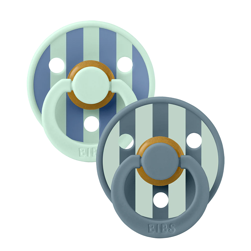 Bibs - Studio Colour Block Latex - Nordic Mint / Petrol Mix (2 Pack) - Mabel & Fox