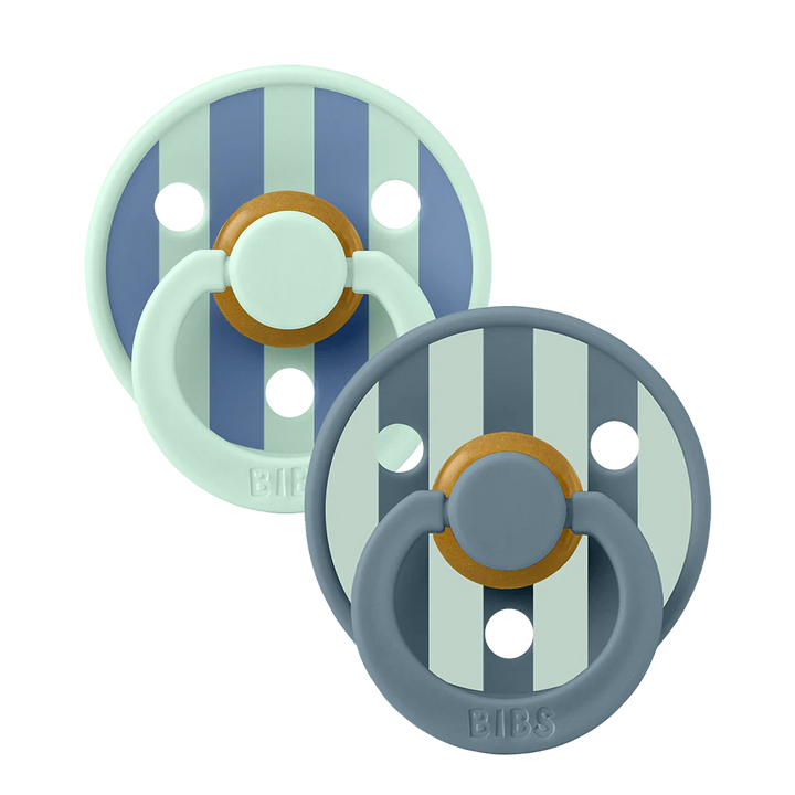 Bibs - Studio Colour Block Latex - Nordic Mint / Petrol Mix (2 Pack) - Mabel & Fox