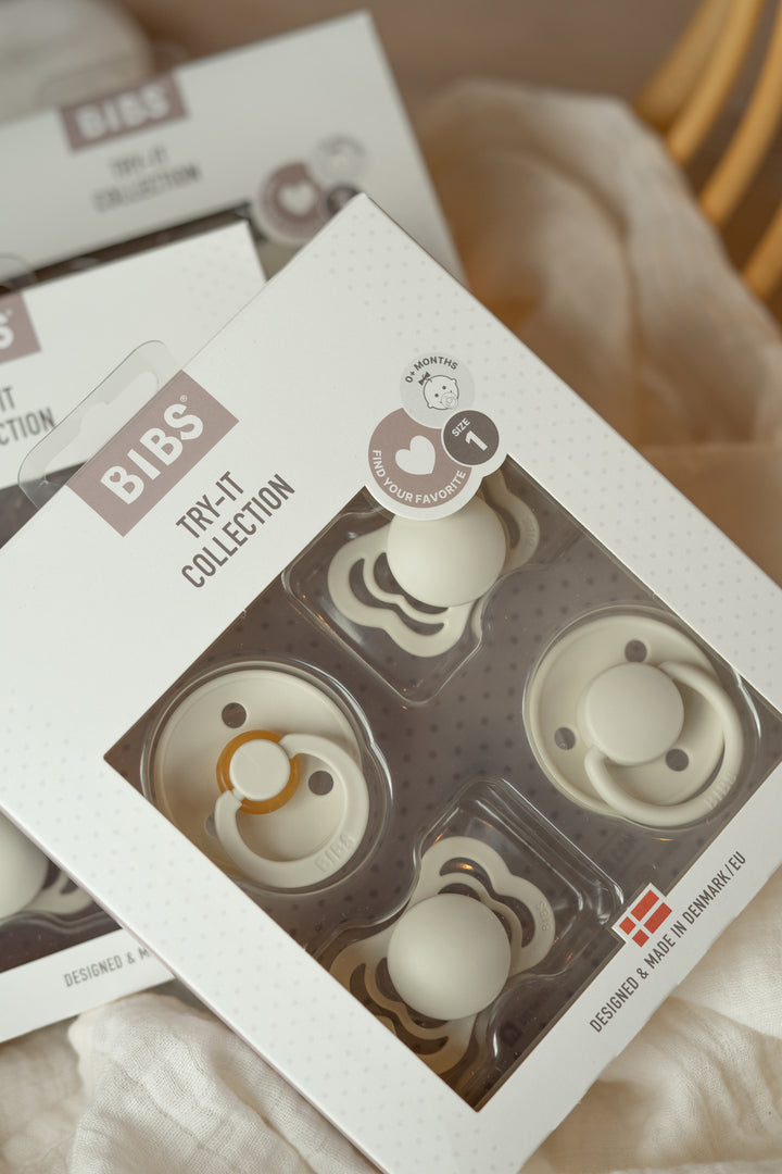 Bibs - Try-It Collection - Ivory - Mabel & Fox