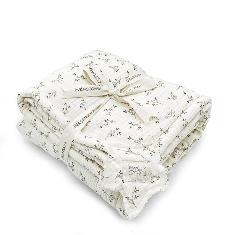 Babyshower – Big Little Plaid – Olive Bloom - Mabel & Fox