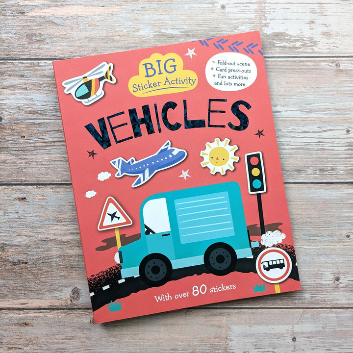 Big Sticker Book - Vehicles - Mabel & Fox