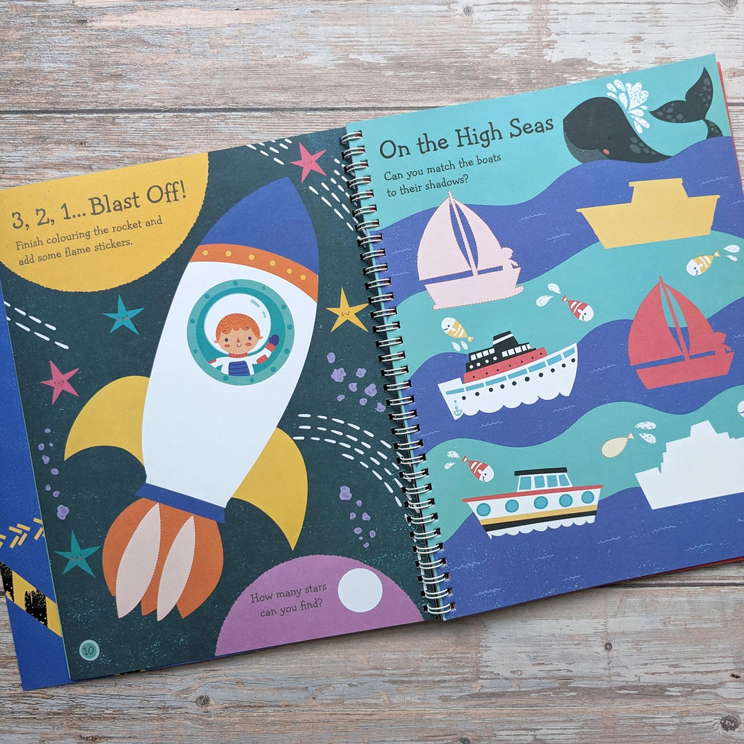 Big Sticker Book - Vehicles - Mabel & Fox