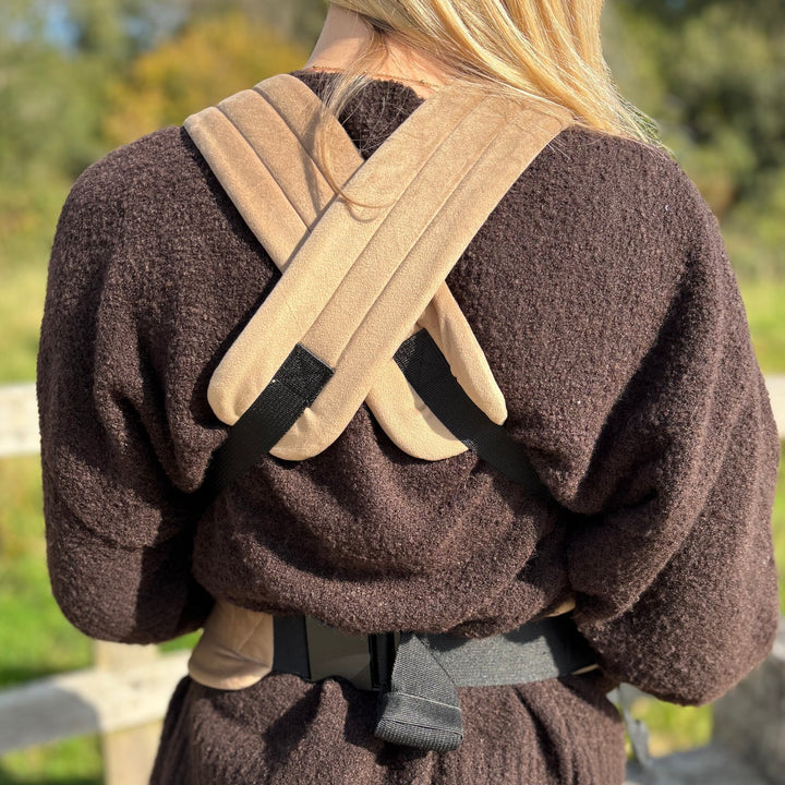 Bizzi Growin - Nomad Velvet Baby Carrier - Almondine - Mabel & Fox