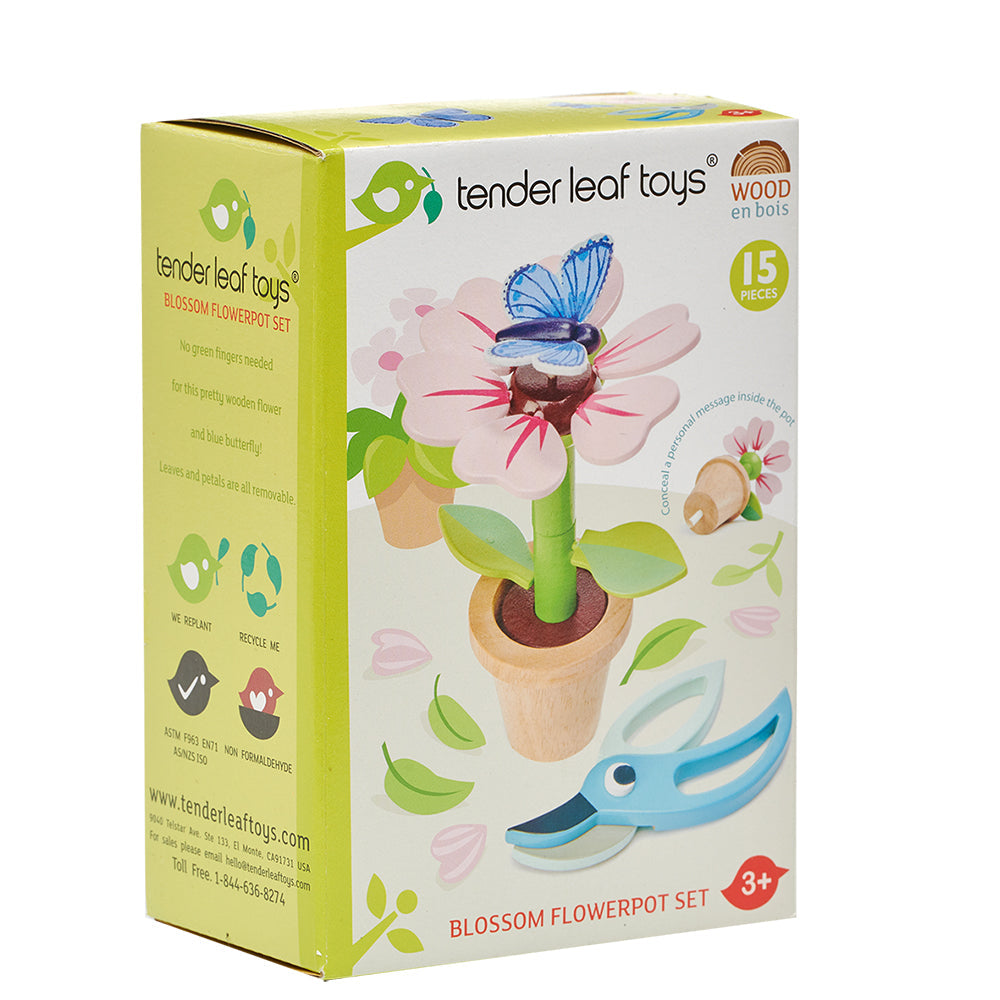 Tender Leaf - Blossom Flowerpot Set - Mabel & Fox