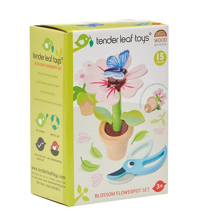 Tender Leaf - Blossom Flowerpot Set - Mabel & Fox