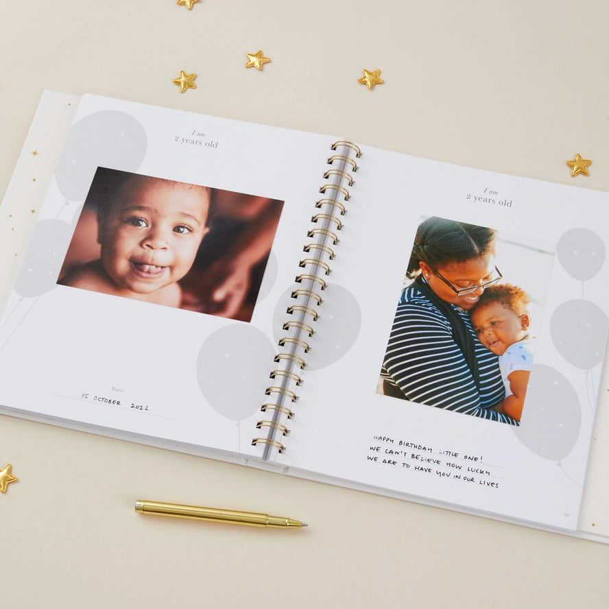 Blush & Gold - Baby Book - Pearl - Mabel & Fox