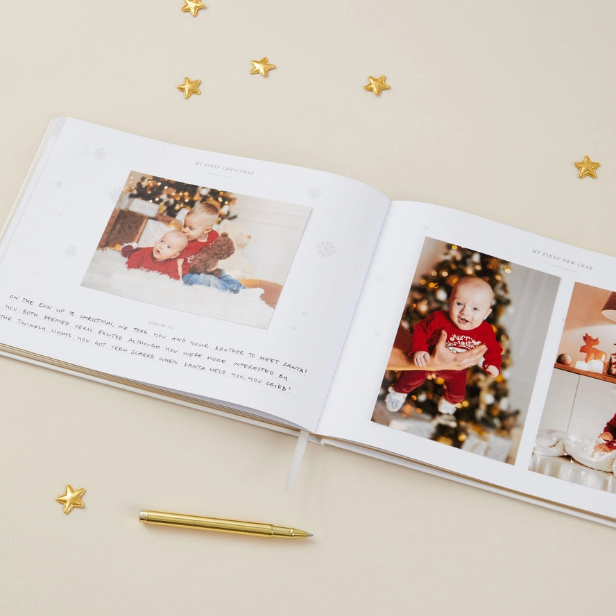 Blush & Gold - Baby Memory Book - Safari - Mabel & Fox