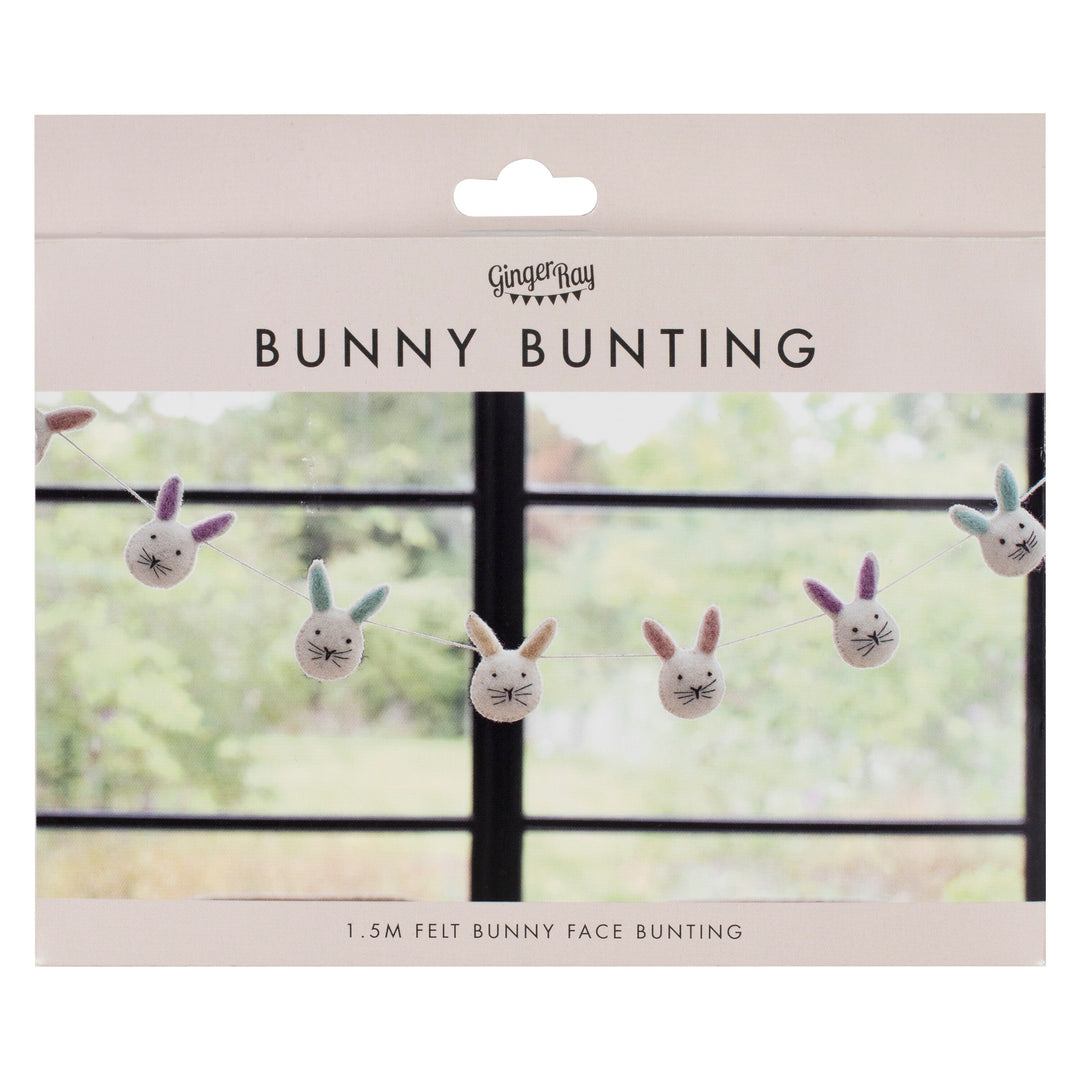 Ginger Ray - Felt Easter Bunny Bunting