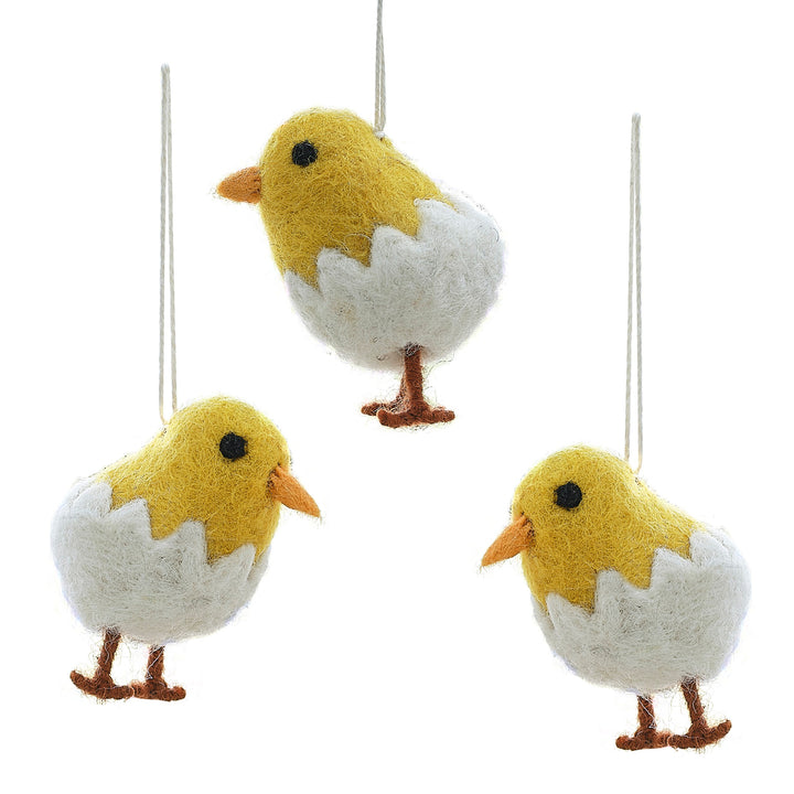 Ginger Ray - Felt Easter Chick Tree Decorations