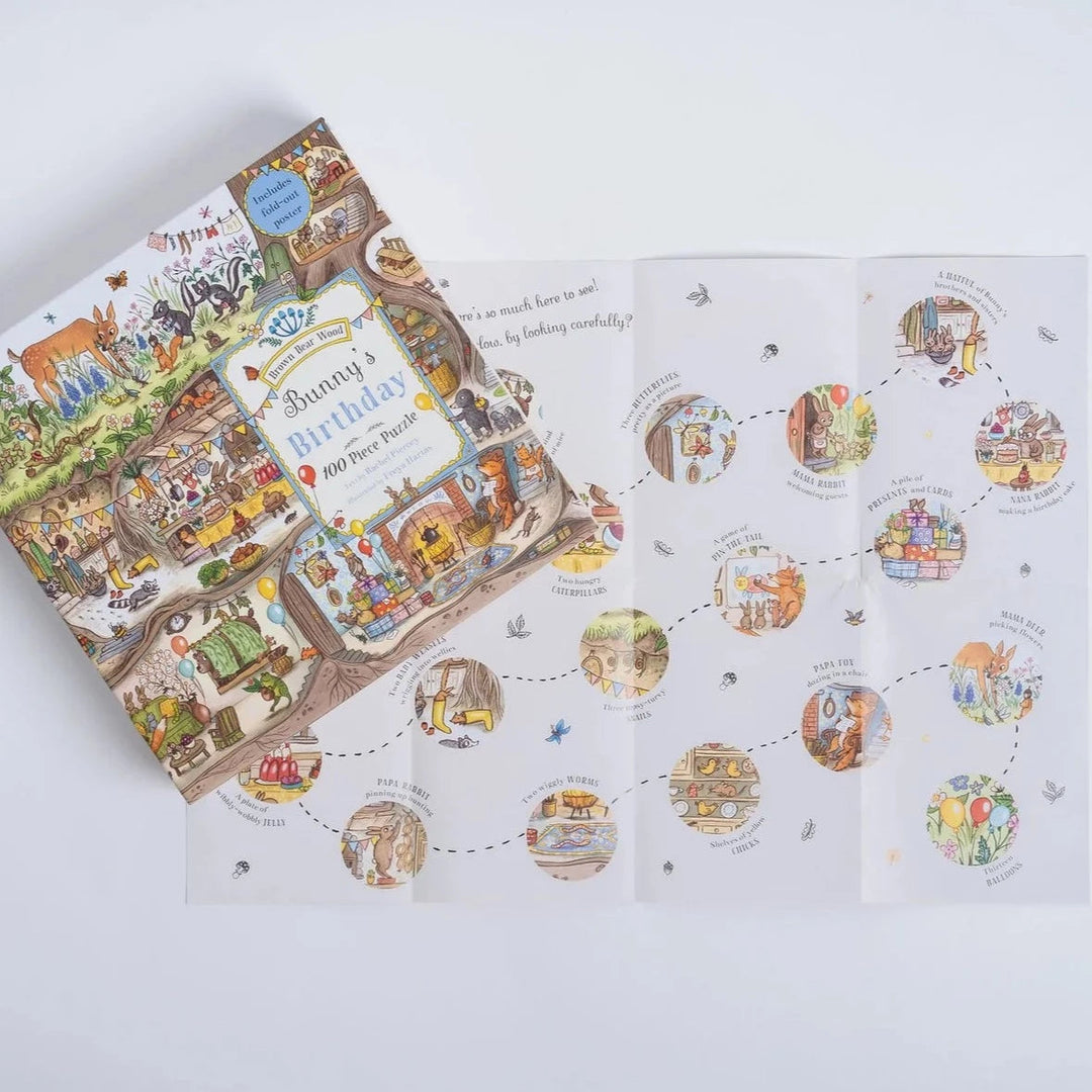 Brown Bear Wood - Bunny's Birthday Puzzle - Mabel & Fox