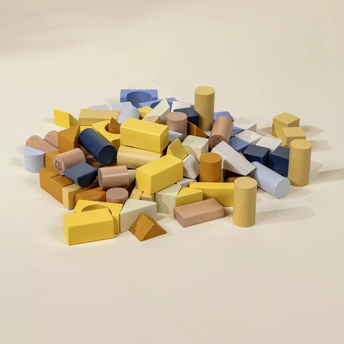 Coco Village - Wooden Construction Blocks Set - 100pcs
