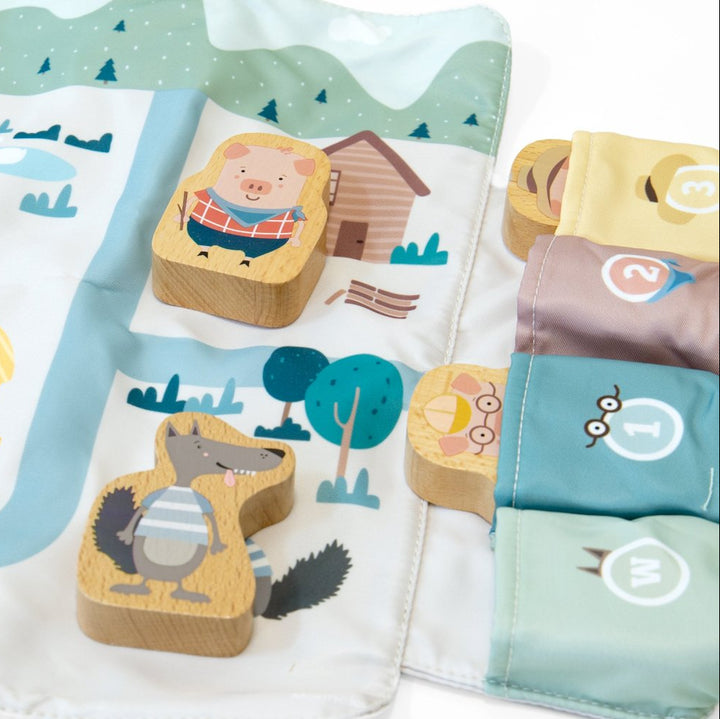 Tutete - Tabletop Travel Game - The Three Little Pigs