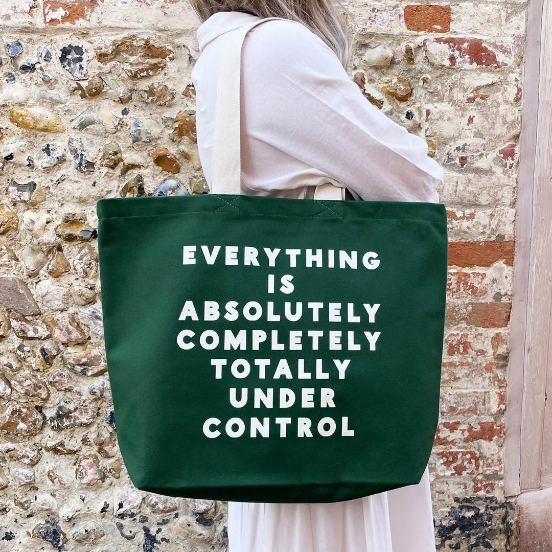 Alphabet Bags - Everything is under control -Forest Green