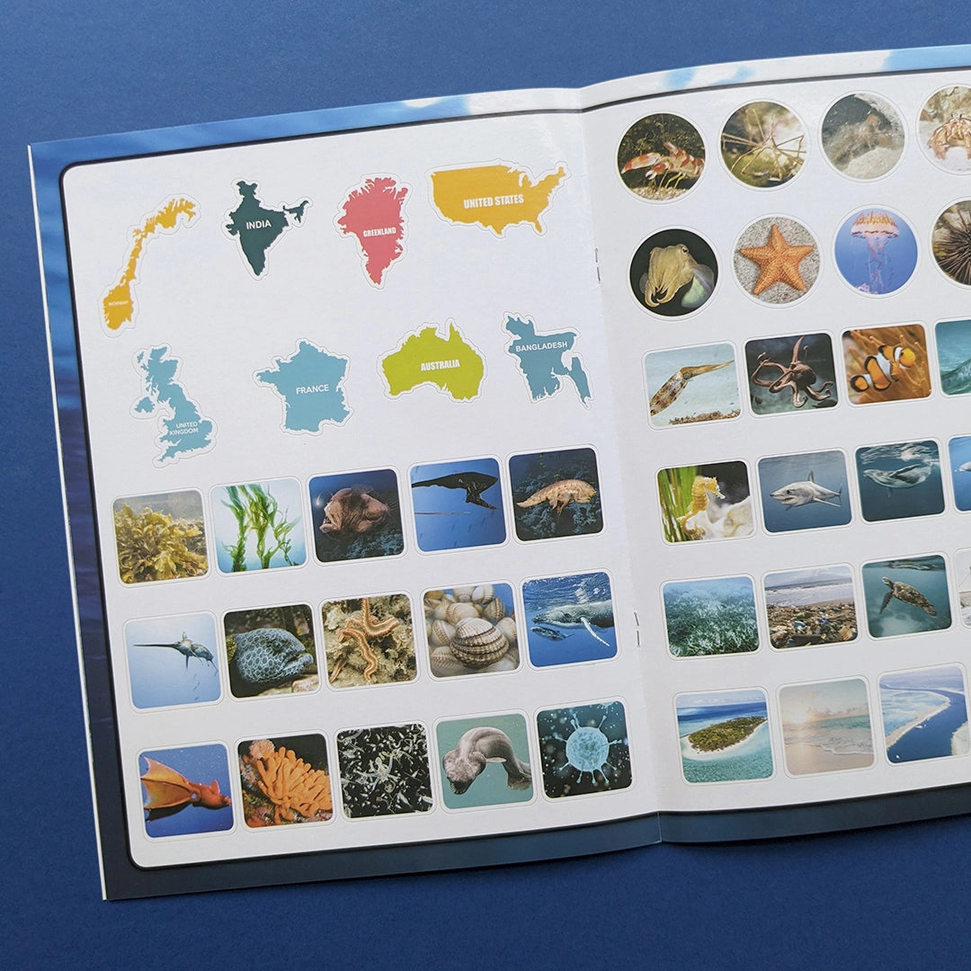 Sticker Book - Discover Oceans