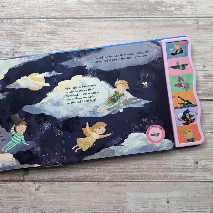 6 Button Sound Book - Peter Pan Fairy Tale - Mabel & Fox