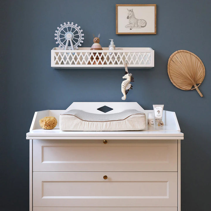 Cam Cam Copenhagen - Changing Cushion - Classic Stripes Camel - Mabel & Fox