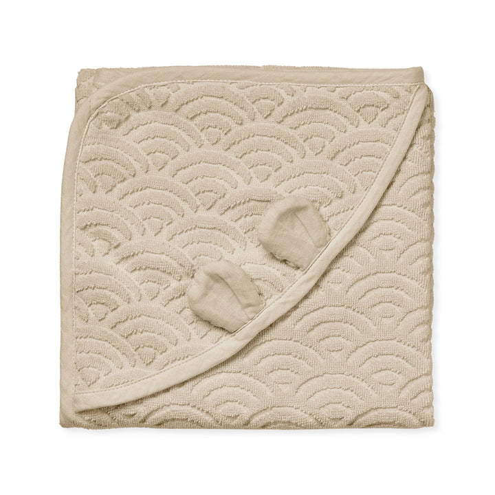 Cam Cam Copenhagen - Hooded Baby Towel GOTS - Almond - Mabel & Fox
