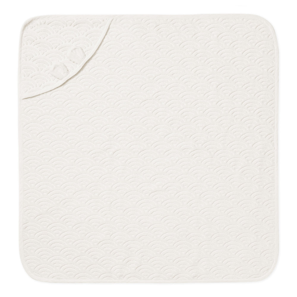 Cam Cam Copenhagen - Hooded Baby Towel GOTS - Off-White - Mabel & Fox