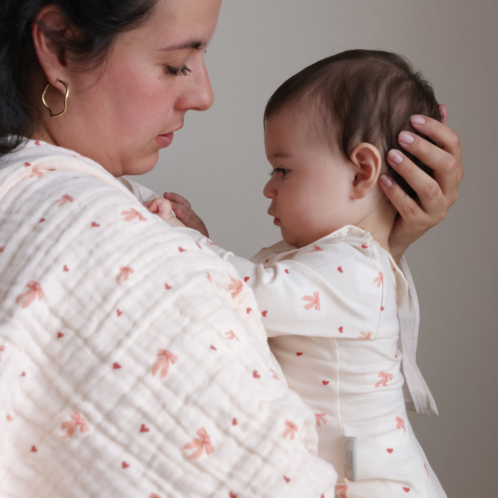 Cam Cam Copenhagen - Jersey Swaddle - Bows - Mabel & Fox