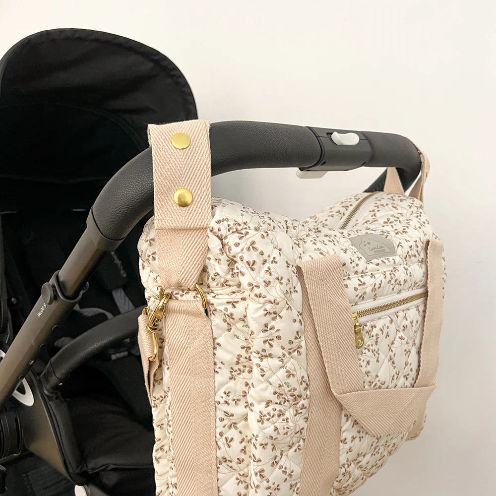 Cam Cam Copenhagen - Medium Changing Bag W/Pram Straps - Lierre - Mabel & Fox