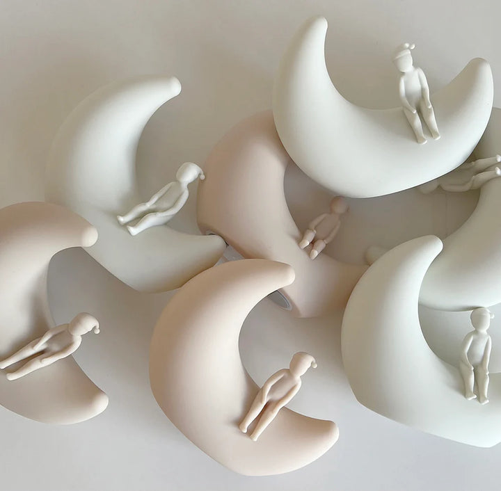 Cam Cam Copenhagen - Moon Night Light - Off White - Mabel & Fox