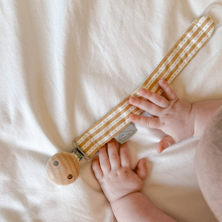 Cam Cam Copenhagen - Pacifier Holder - GOTS - Oatfield - Mabel & Fox