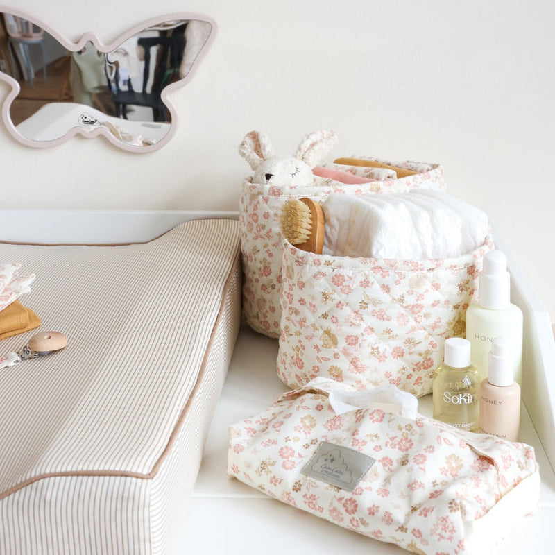 Cam Cam Copenhagen - Quilted Storage Basket - OCS - Augusta (2 Pack) - Mabel & Fox