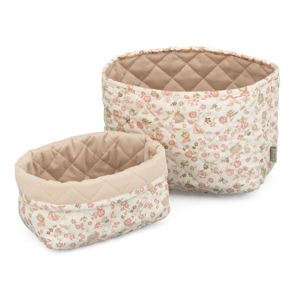 Cam Cam Copenhagen - Quilted Storage Basket - OCS - Augusta (2 Pack) - Mabel & Fox