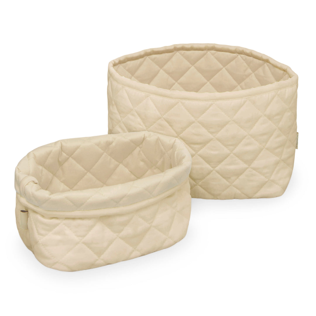 Cam Cam Copenhagen - Quilted Storage Basket Set - Praline - Mabel & Fox