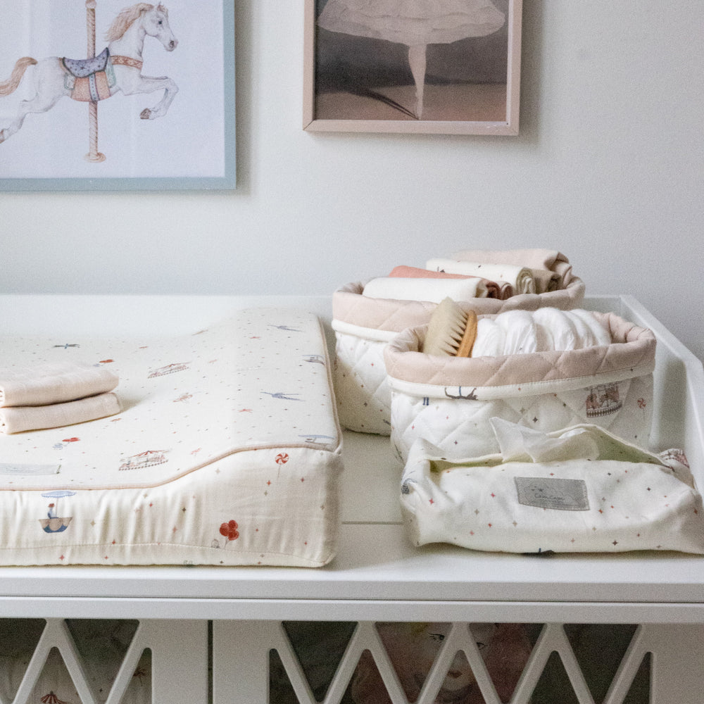 Cam Cam Copenhagen - Quilted Storage Baskets - Carousel (2 Pack) - Mabel & Fox