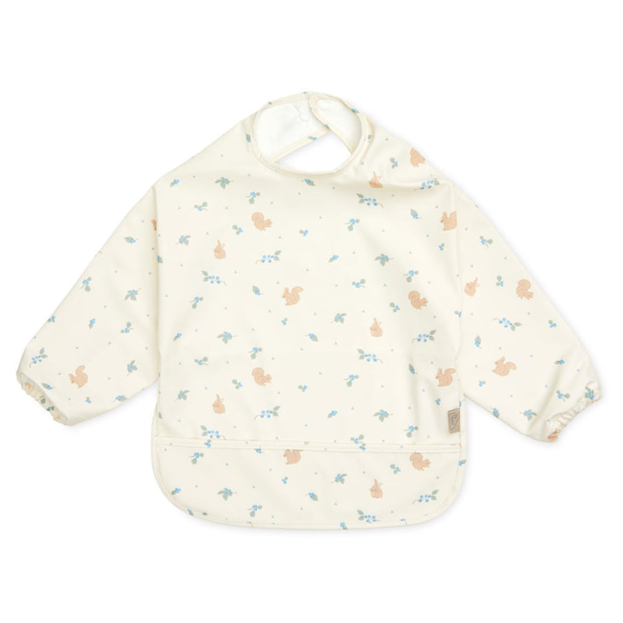 Cam Cam Copenhagen - Sleeved Bib - Blueberries - Mabel & Fox