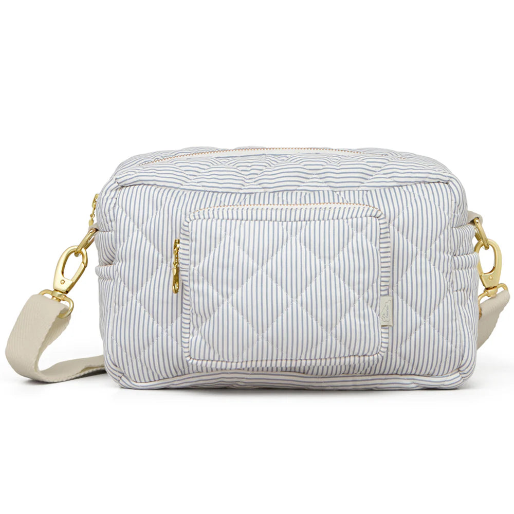 Cam Cam Copenhagen - Small Changing Bag - Classic Stripes Blue - Mabel & Fox