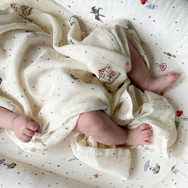 Cam Cam Copenhagen - Swaddle - GOTS - Carousel - Mabel & Fox