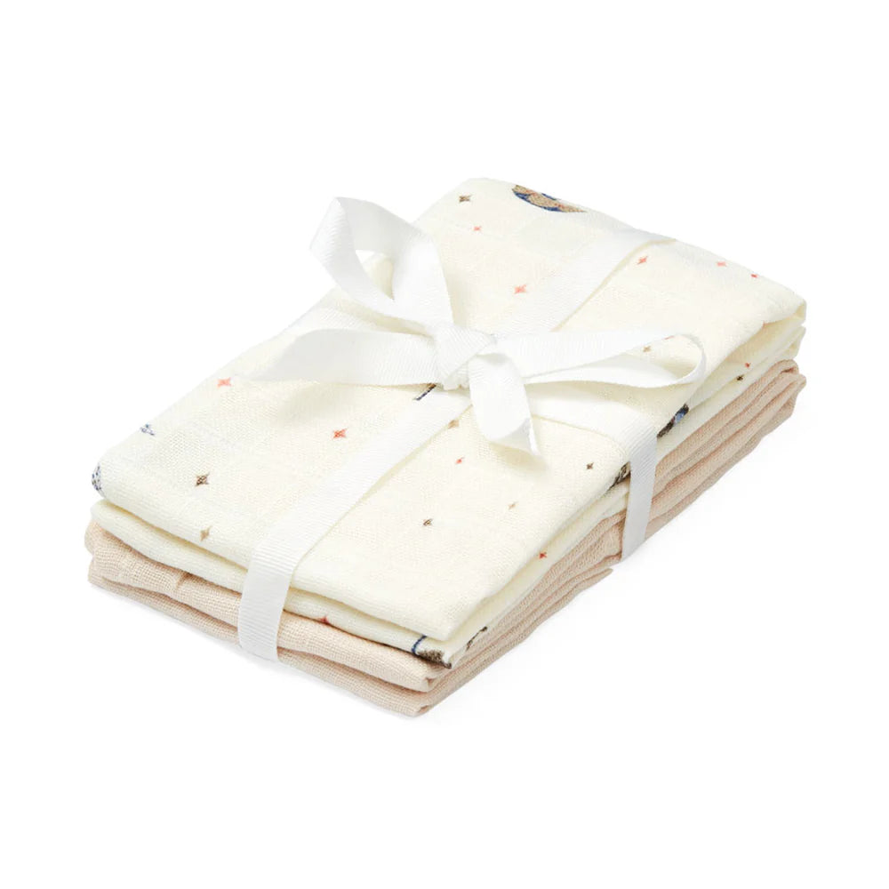 Cam Cam Copenhagen - Wash Cloth - GOTS - Carousel (4 Pack) - Mabel & Fox