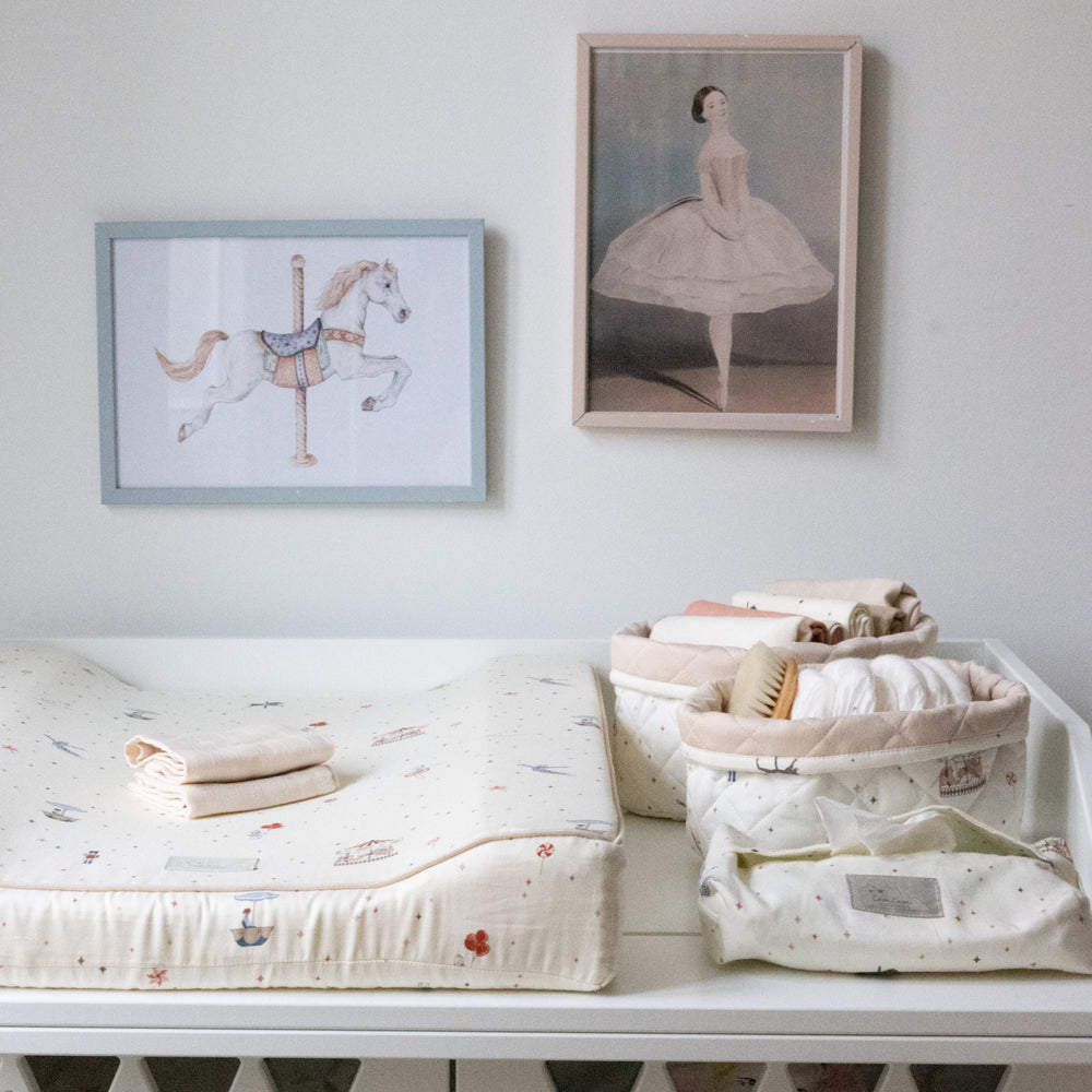 Cam Cam Copenhagen - Wet Wipe Cover GOTS - Carousel - Mabel & Fox