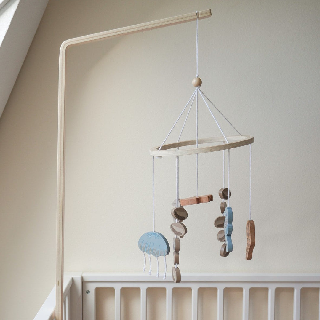 Cam Cam Copenhagen - Wooden Mobile Holder - Natural - Mabel & Fox