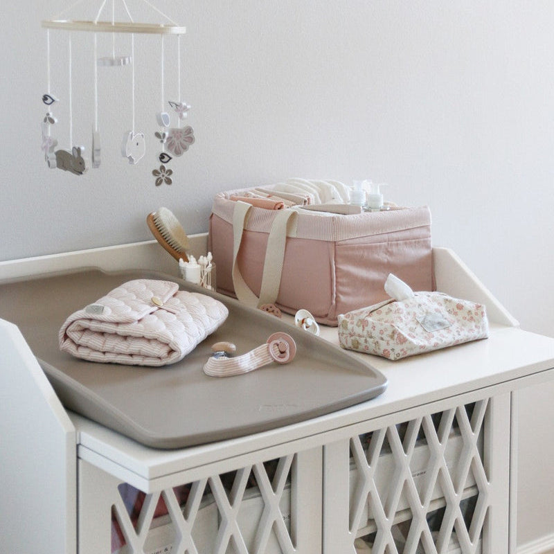 Cam Cam Copenhagen – Diaper Caddy – Classic Stripes Rose