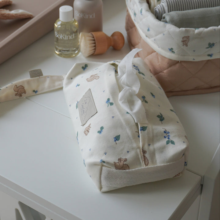 Cam Cam Copenhagen - Wet Wipe Cover - Blueberries - Mabel & Fox