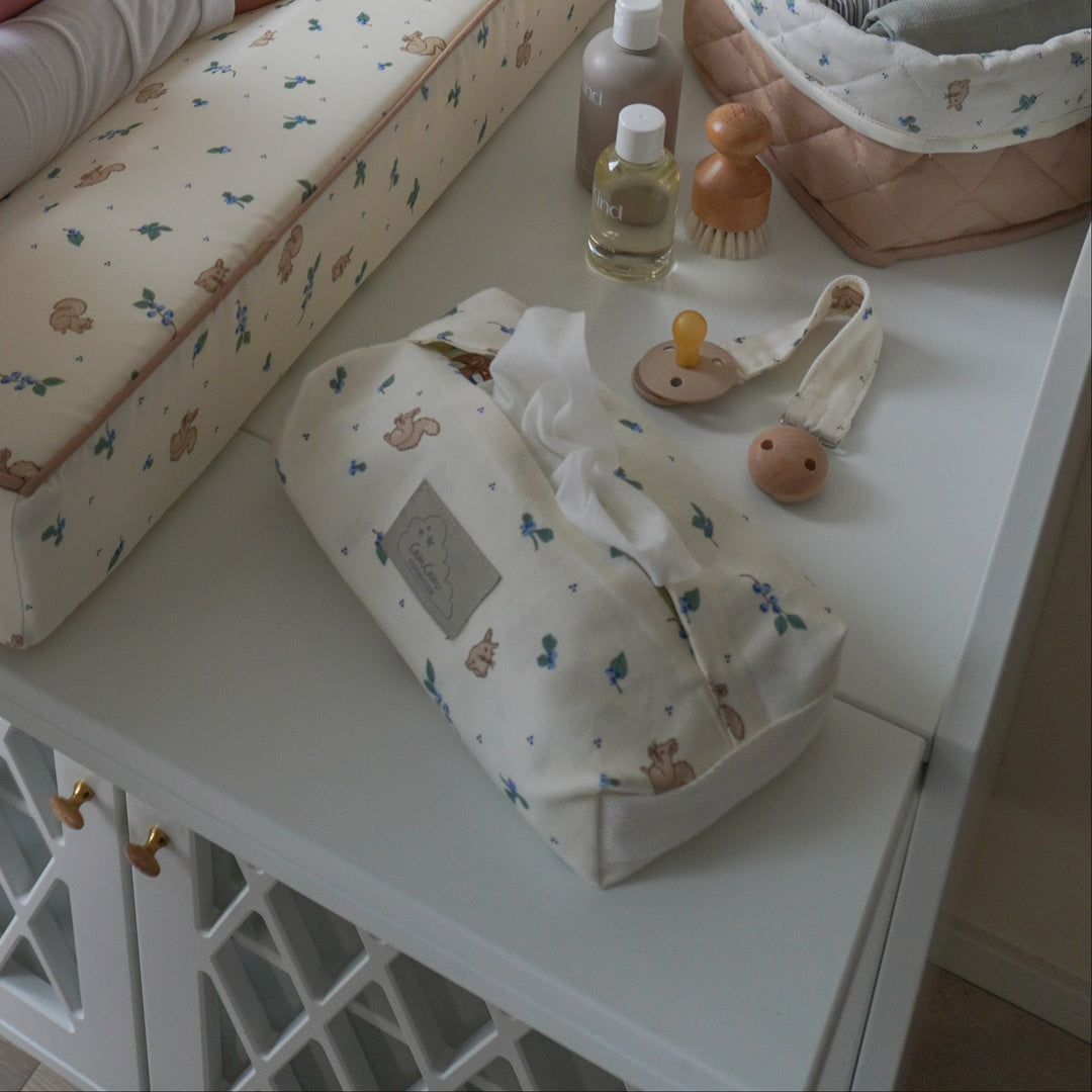 Cam Cam Copenhagen - Wet Wipe Cover - Blueberries - Mabel & Fox