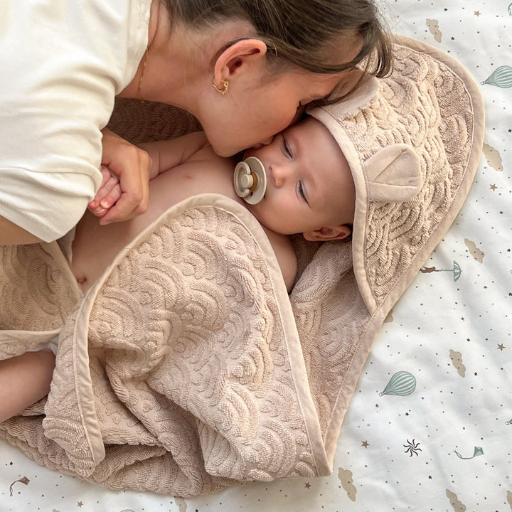 Cam Cam Copenhagen - Hooded Baby Towel GOTS - Almond