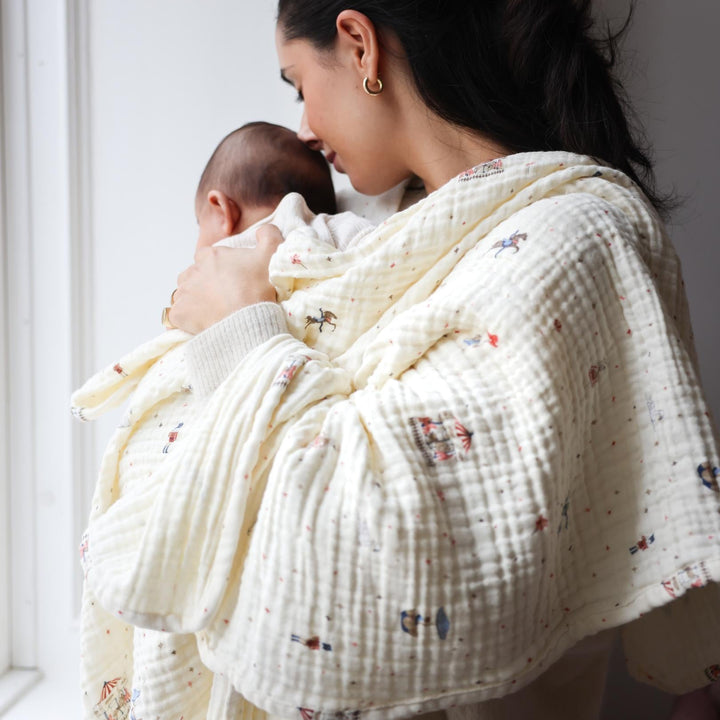 Cam Cam Copenhagen - Muslin Blanket - Carousel