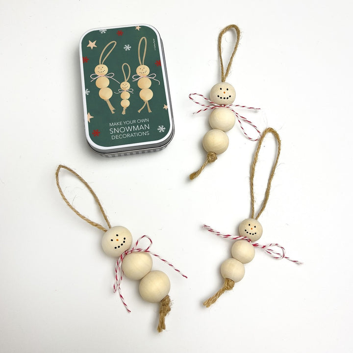Cotton Twist - Make Your Own Christmas Snowman Decorations
