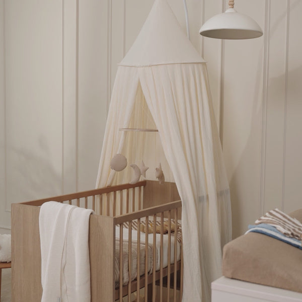 Meyco - Canopy Pre-Washed Muslin - Natural - Mabel & Fox