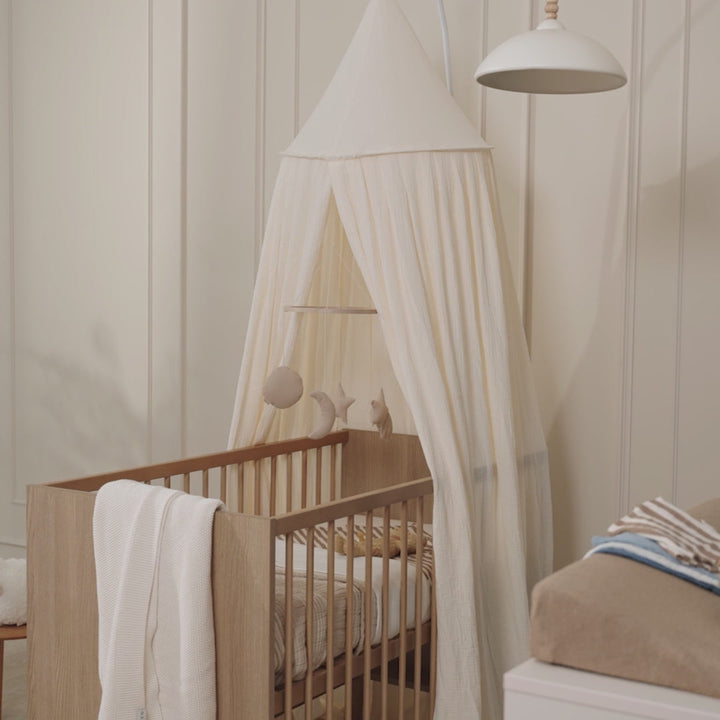 Meyco - Canopy Pre-Washed Muslin - Natural - Mabel & Fox