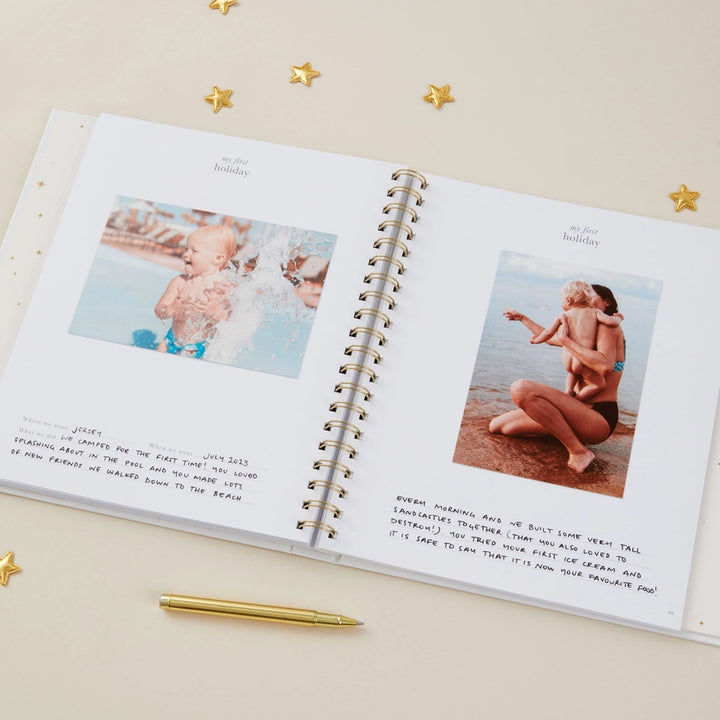 Blush & Gold - Baby Book - Pearl