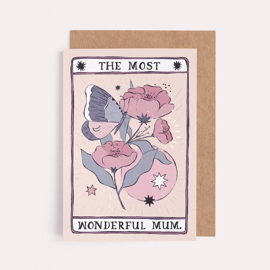 Sister Paper Co. - Mum Card - Tarot Flower Mum Card