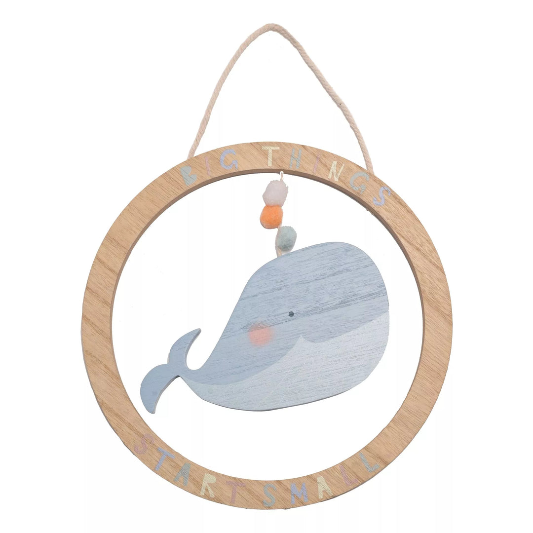 Mabel & Fox - Whale Plaque - Ocean
