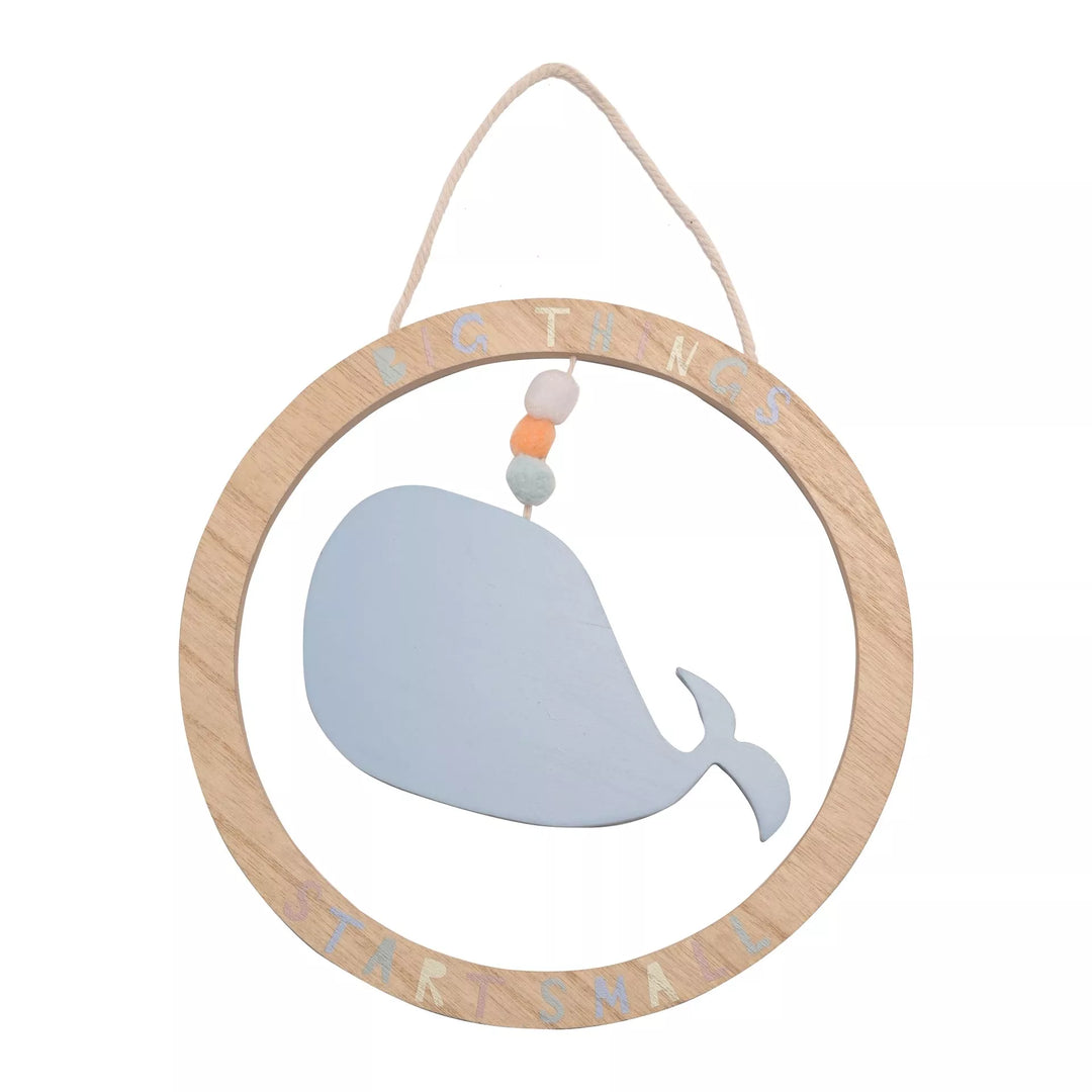 Mabel & Fox - Whale Plaque - Ocean