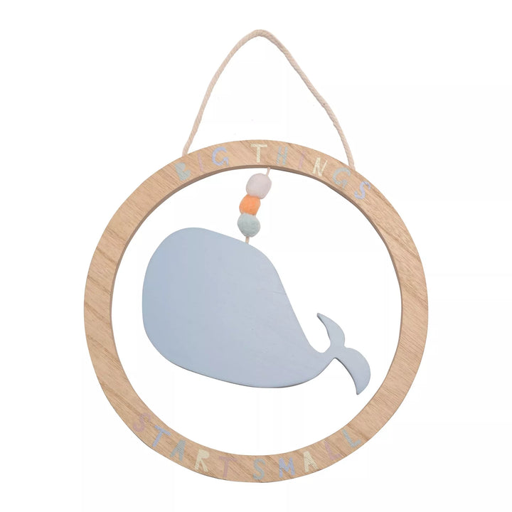 Mabel & Fox - Whale Plaque - Ocean